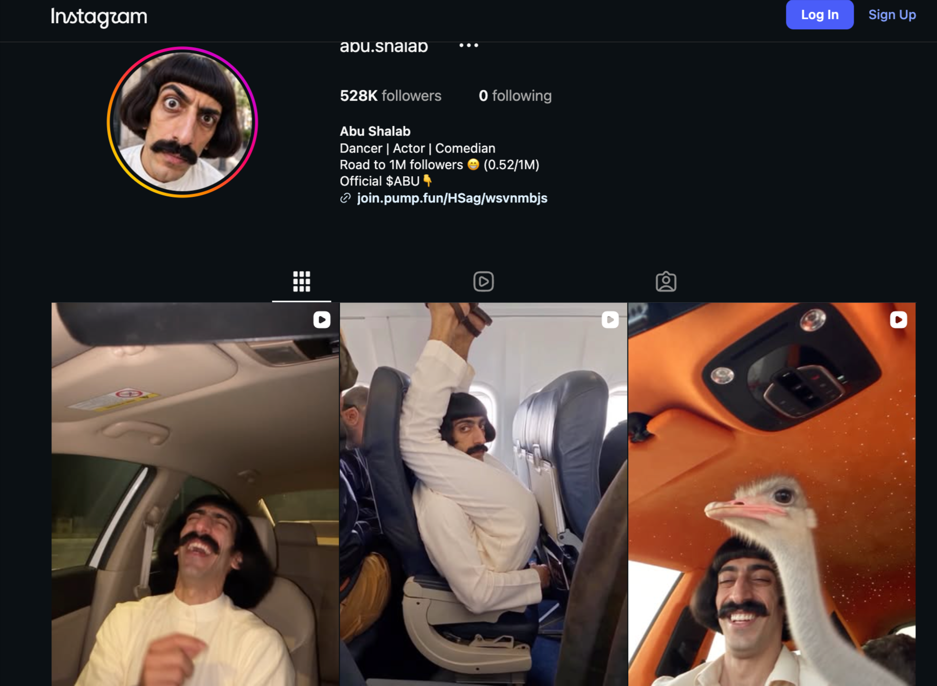 JAbu Shalab Instagram profile