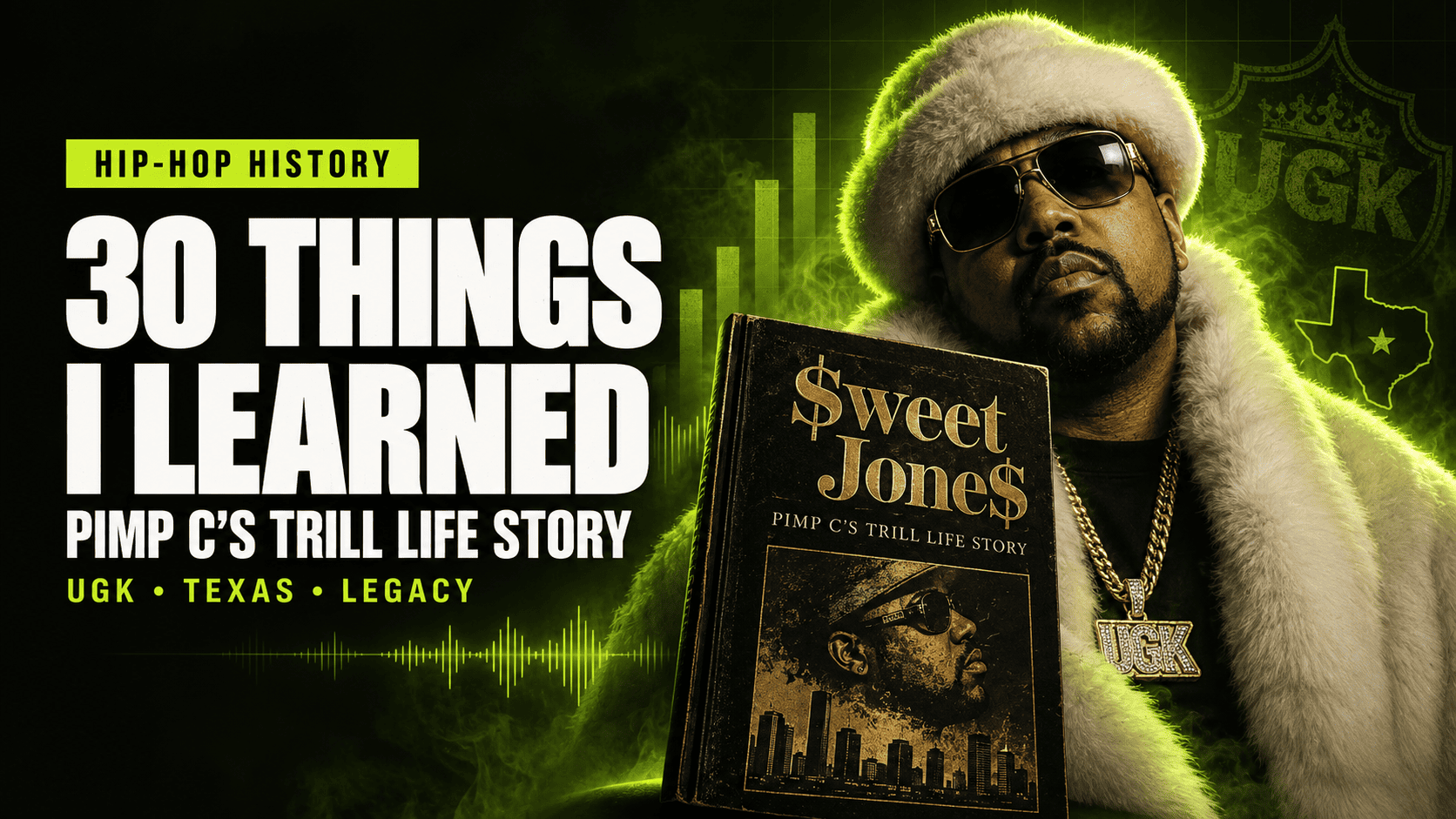30 Things I Learned From Reading '$weet Jone$: Pimp C's Trill Life Story' в стиле