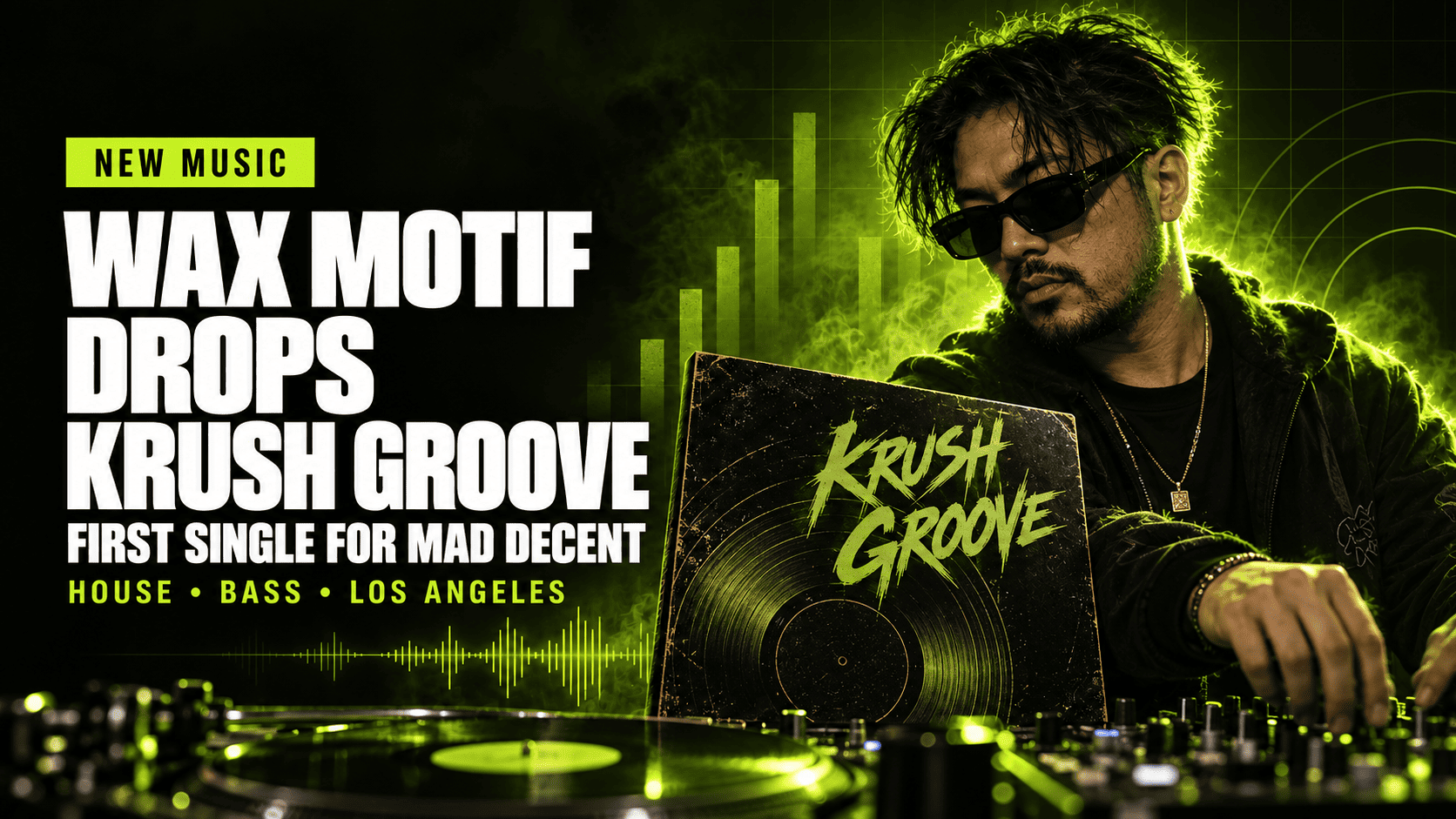 Wax Motif Drops First Single After Signing w/ Diplo's Mad Decent Label, 'Krush Groove'